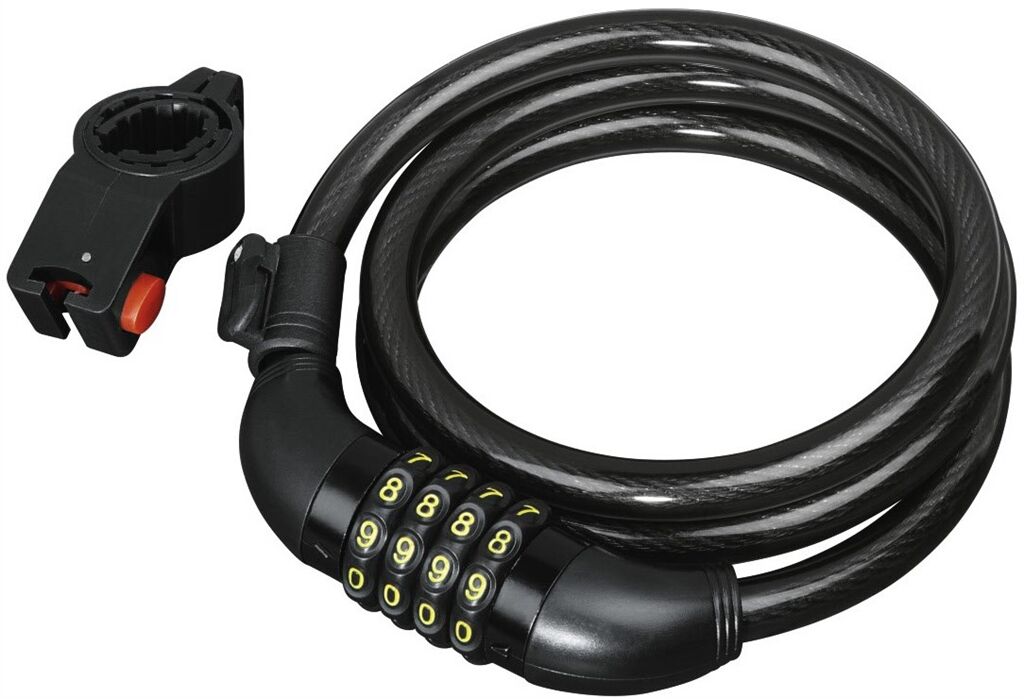 Hama Fahrrad-Zahlenspiralschloss (120cm) Fahrradschloss