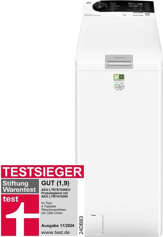 AEG Lavamat LTR7E7026EU (weiss) Waschmaschine-Toplader