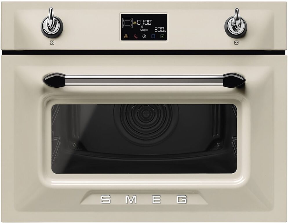 Smeg SO4902M1P (beige) Backofen mit Mikrowellenfunktion