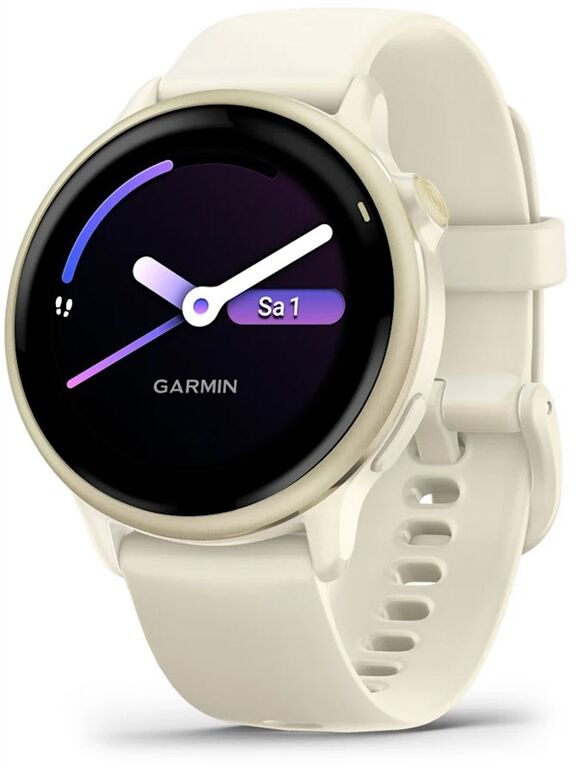 GARMIN vivoactive 6 (bone/lunargold alu) Sportuhr