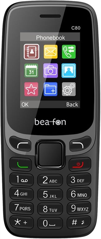 BEAFON Bea-fon C80 LTE (schwarz) Seniorenhandy