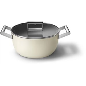 Smeg CSF2412CRM Schmortopf mit Deckel