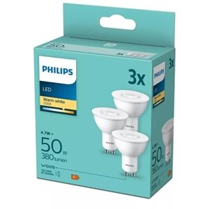 Philips Spot 50W PAR16 GU10 3er Pack