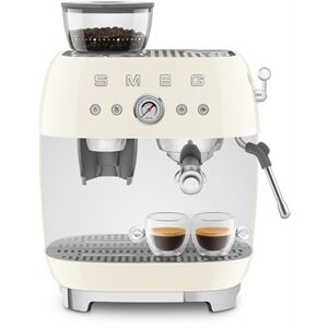 Smeg EGF03CREU Set inkl. Knockbox & Tamping Matte
