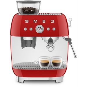 Smeg EGF03RDEU Set inkl. Knockbox & Tamping Matte