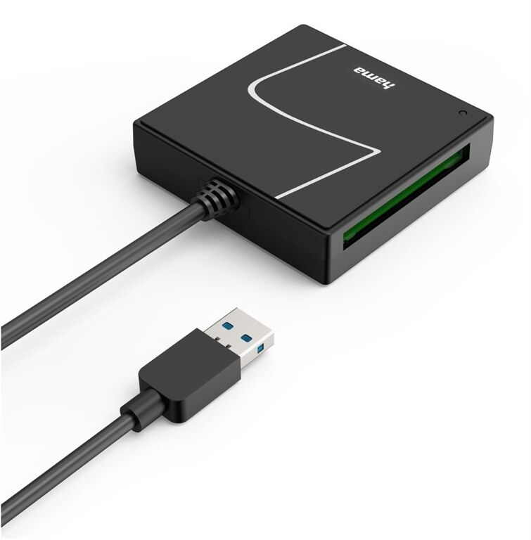 Hama USB-Kartenleser (schwarz) Kartenleser