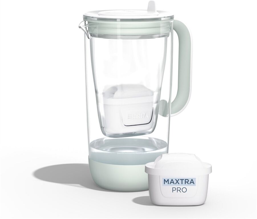 Brita Glas Wasserfilter-Kanne Model One Tischwasserfilter