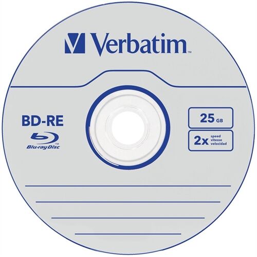Verbatim BD-RE 25GB Blu Ray 2x 5er JewelCase