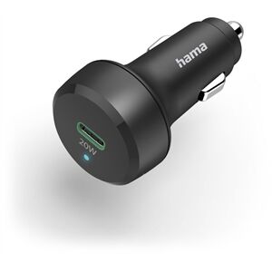Hama Kfz-Lader, PD/QC,USB-C, 20W, Schw. 00201637