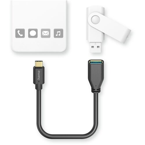 Hama USB-Adapterkabel (15cm) 00125105