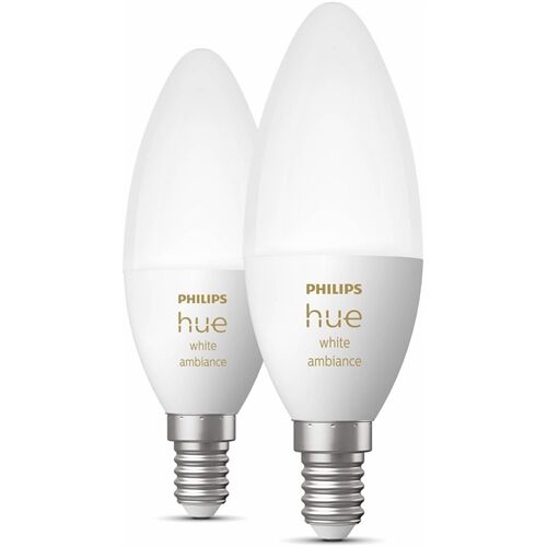 hue Wh. Amb. 5.2W B39 E14 2er Set