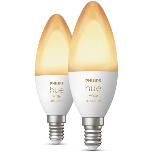 hue Wh. Amb. 5.2W B39 E14 2er Set