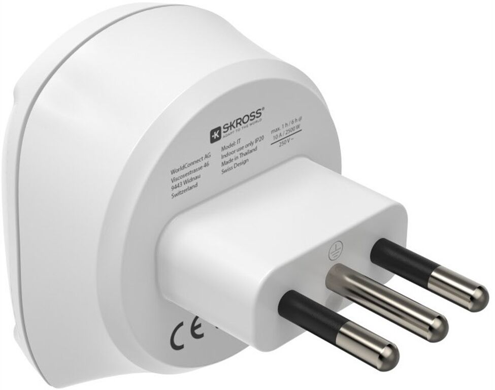 Hama Reiseadapter (IT) (weiss) Reisestecker